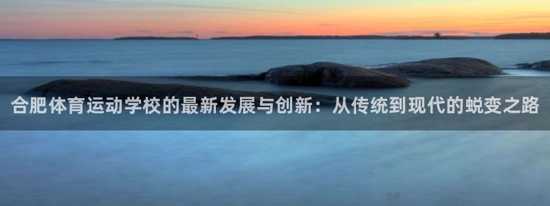 MK体育官方正版app集团logo：合肥体育运动学校的最新发