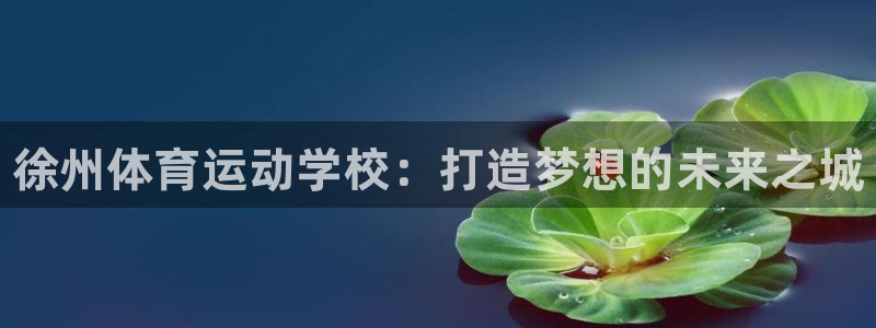 MK体育官网下载平台APP：徐州体育运动学校：打造梦