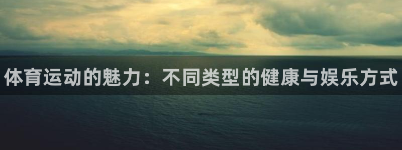 注册MK体育官方正版app：体育运动的魅力：不同类型