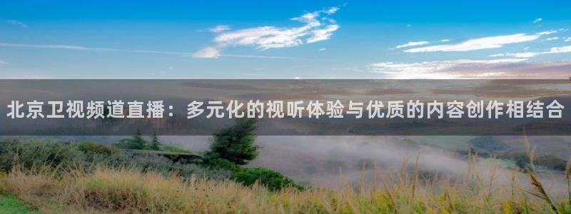nba直播火凤直播：北京卫视频道直播：多元化的视听体验与优质的内容创作相结合